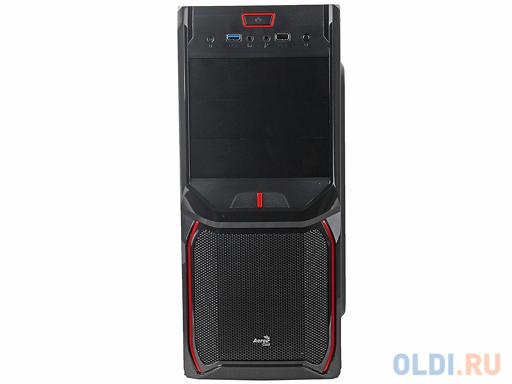 

Корпус ATX Aerocool V3X Advanced Devil Red Edition 500 Вт чёрный красный EN57561