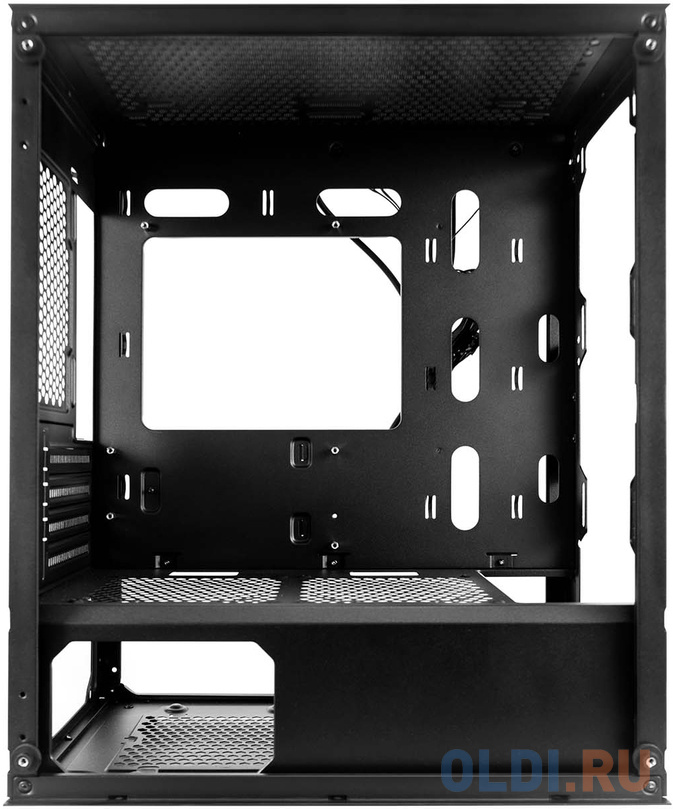 Корпус microATX 1stPlayer FIREBASE X3-M Без БП чёрный фото