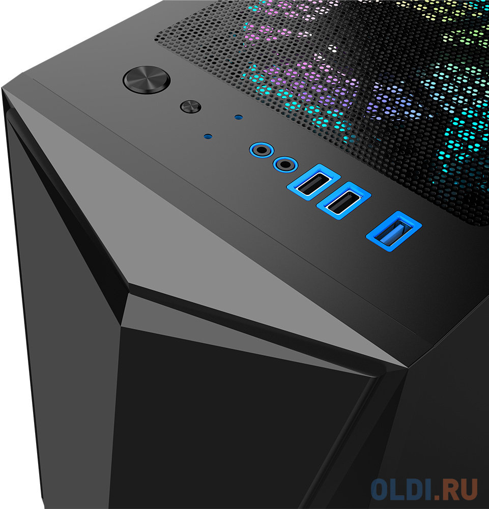 Корпус ATX 1stPlayer DK-3 Без БП чёрный фото