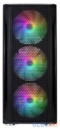 1STPLAYER Корпус FIREBASE X5 / ATX, tempered glass / 3x140mm & 1x120mm LED fans inc. / X5-3G6P-1G6 фото