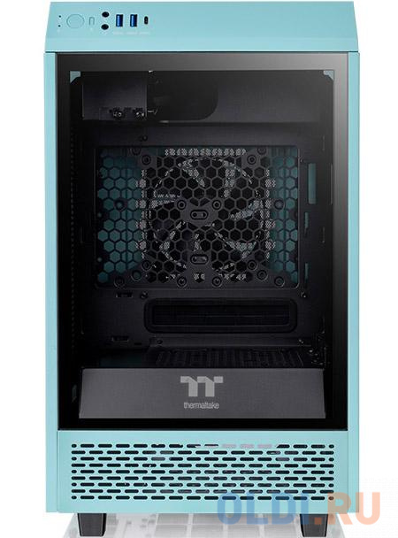 Корпус mini-ITX Thermaltake The Tower 100 Turquoise Без БП бирюзовый