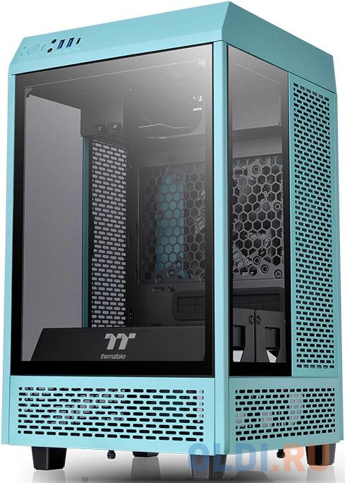 Корпус mini-ITX Thermaltake The Tower 100 Turquoise Без БП бирюзовый фото