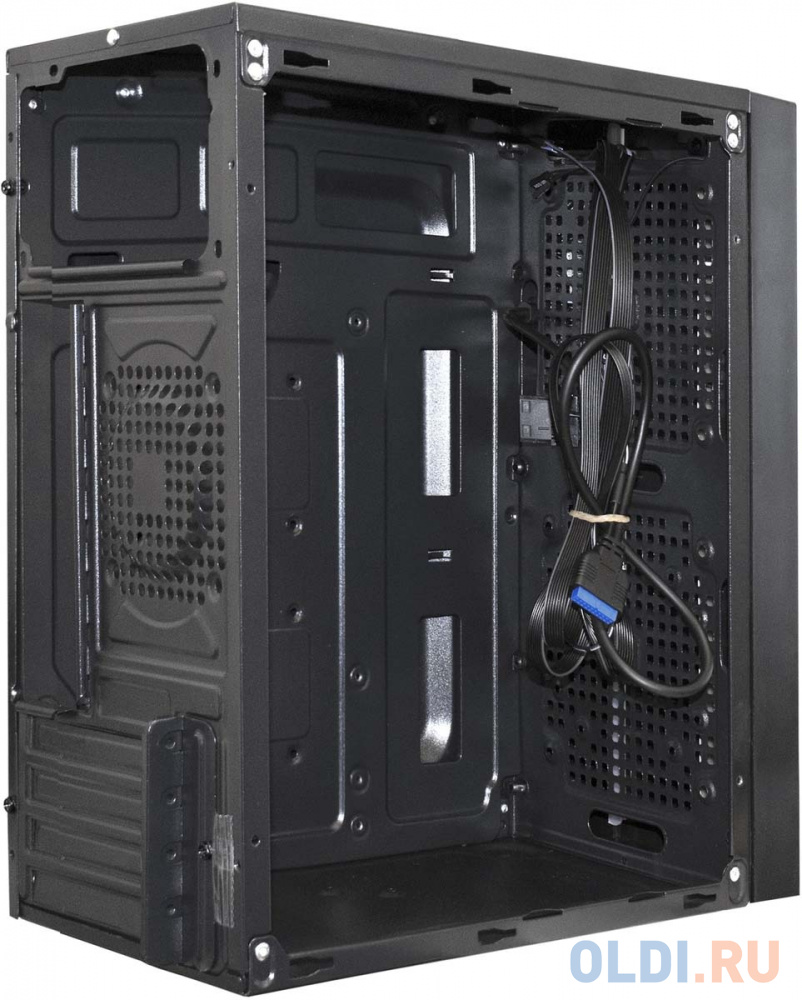 Корпус microATX Exegate mEVO-9302-RGB Без БП чёрный фото