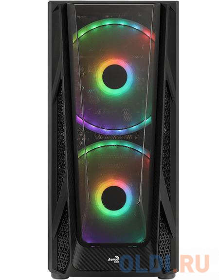 

Корпус Midi Tower AeroCool NightHawk Duo-G-BK-v1, без б/п 4710562752458