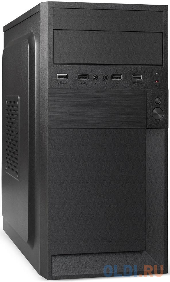 Корпус microATX Exegate BAA-105-01-AA500 500 Вт чёрный корпус microatx exegate ba 309u2 400 вт чёрный