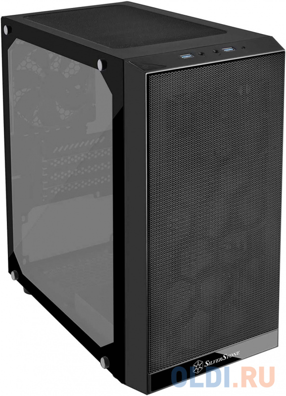 Корпус microATX SilverStone Precision Без БП чёрный Корпус microATX SilverStone Precision Без БП чёрный фото