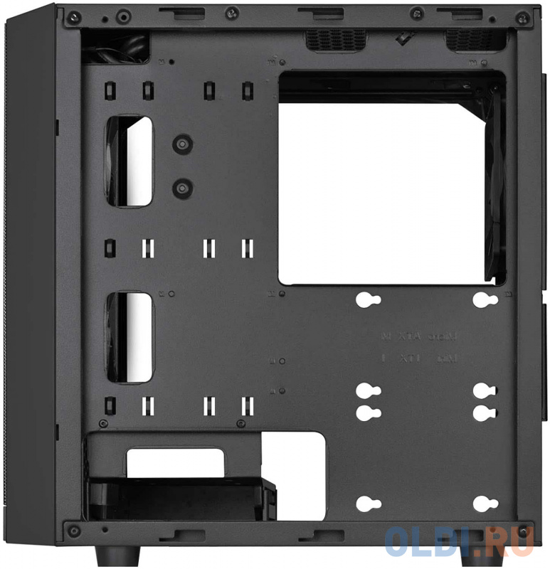 Корпус microATX SilverStone Precision Без БП чёрный Корпус microATX SilverStone Precision Без БП чёрный фото