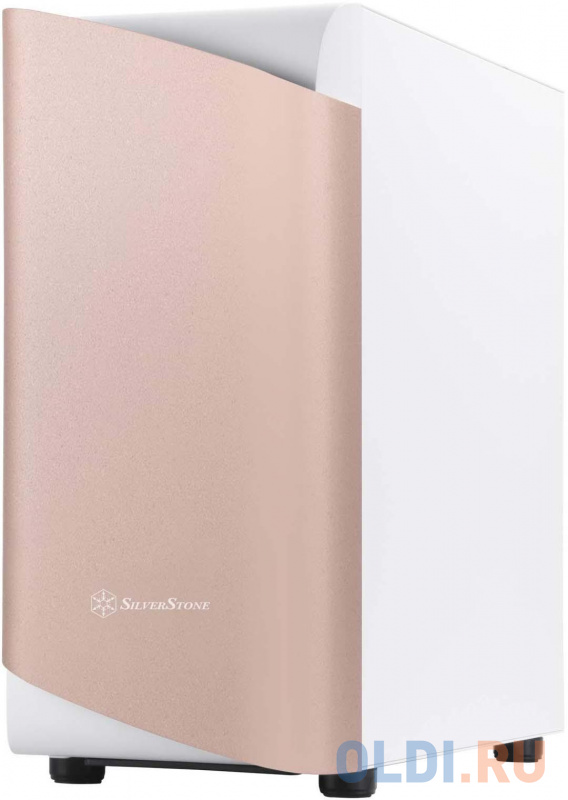 Корпус ATX SilverStone SST-SEA1GW-G Без БП белый розовое золото Корпус ATX SilverStone SST-SEA1GW-G Без БП белый розовое золото фото