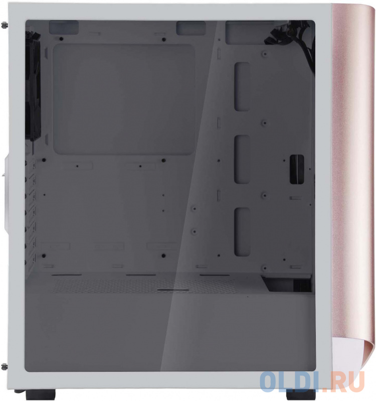 Корпус ATX SilverStone SST-SEA1GW-G Без БП белый розовое золото Корпус ATX SilverStone SST-SEA1GW-G Без БП белый розовое золото фото