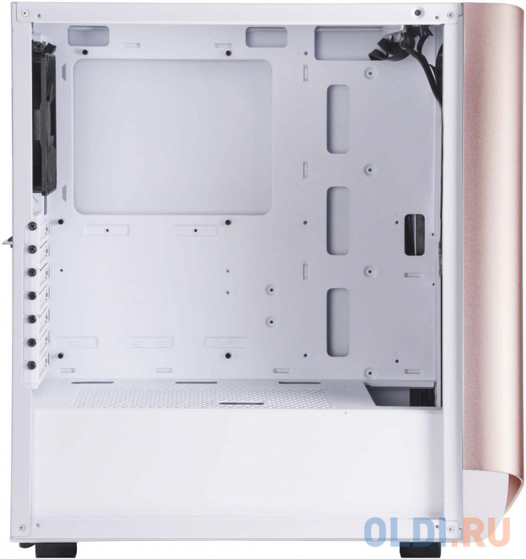 Корпус ATX SilverStone SST-SEA1GW-G Без БП белый розовое золото Корпус ATX SilverStone SST-SEA1GW-G Без БП белый розовое золото фото