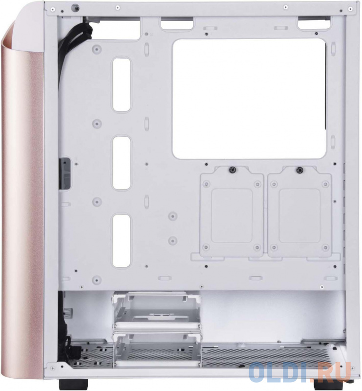 Корпус ATX SilverStone SST-SEA1GW-G Без БП белый розовое золото Корпус ATX SilverStone SST-SEA1GW-G Без БП белый розовое золото фото