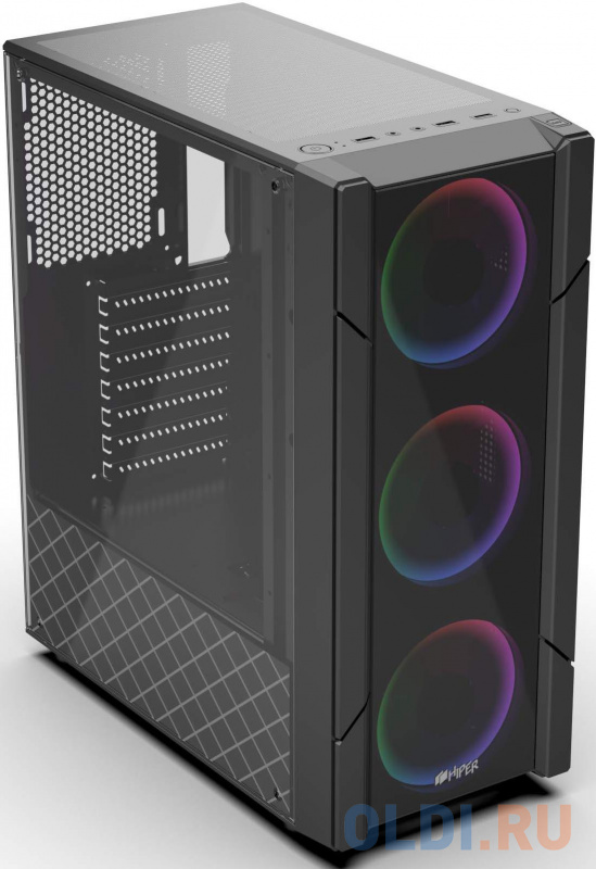 

Корпус ATX HIPER XG301 POLARIS 2 Без БП чёрный, Черный