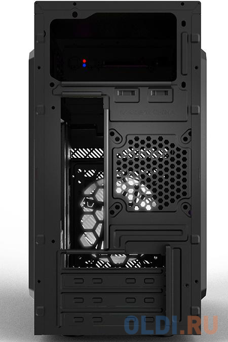 Корпус microATX CBR PCC-MATX-RD850-400W 400 Вт чёрный фото