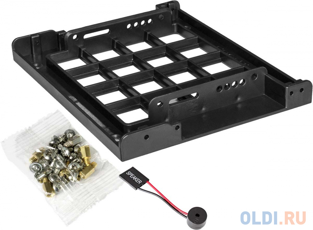Корпус Miditower ExeGate CP-604-500W-8 (ATX, БП CP500 с вент. 8см, 2*USB, аудио, черный)  (109971) фото