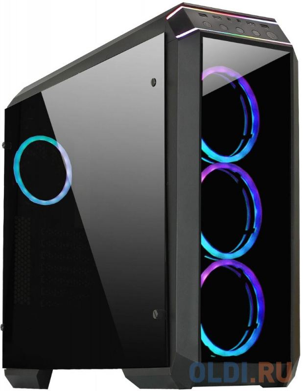 

Корпус ATX Chieftec Stallion II Без БП чёрный, Черный