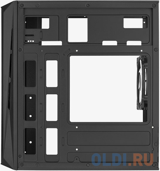 Корпус microATX Aerocool Cs-107-A-BK-v2 Без БП чёрный фото