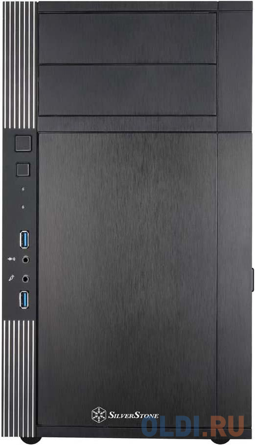 Корпус microATX SilverStone SST-PS07B-C186 Без БП чёрный корпус silverstone sst ps16b чёрный matx 2xusb 3 0 hd audio