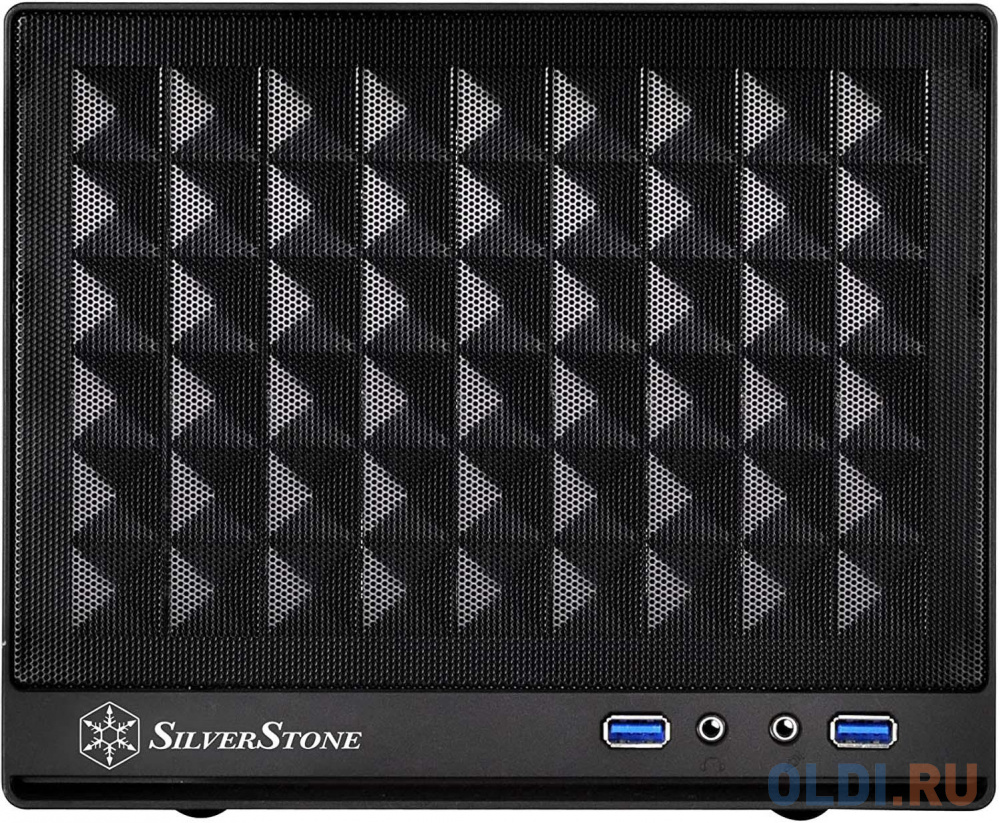 Корпус mini-ITX SilverStone SST-SG13B-C Без БП чёрный