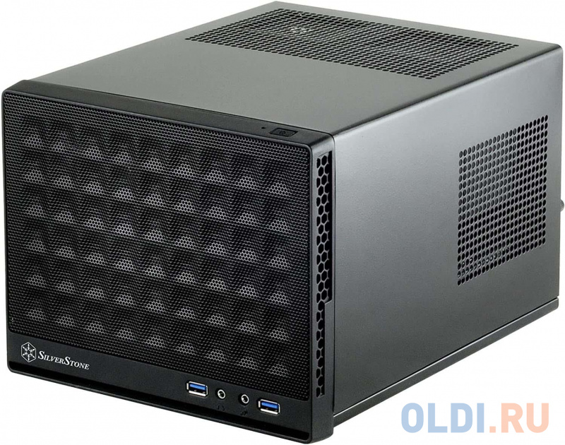 Корпус mini-ITX SilverStone SST-SG13B-C Без БП чёрный Корпус mini-ITX SilverStone SST-SG13B-C Без БП чёрный фото