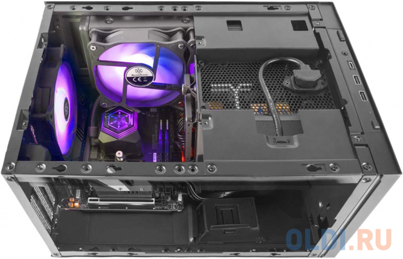 Корпус mini-ITX SilverStone SST-SG15B Без БП чёрный Корпус mini-ITX SilverStone SST-SG15B Без БП чёрный фото