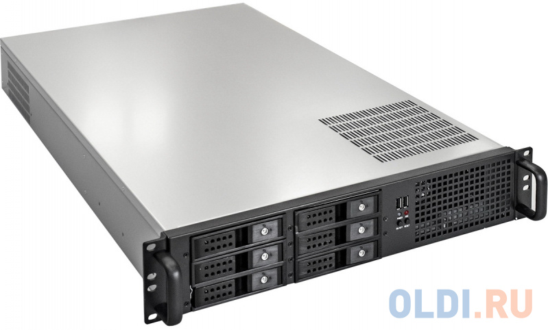 

Серверный корпус 2U Exegate Pro 2U660-HS06 500 Вт чёрный серебристый, Черно-серебристый