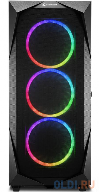 

Корпус ATX Sharkoon REV300 Без БП чёрный, Черный