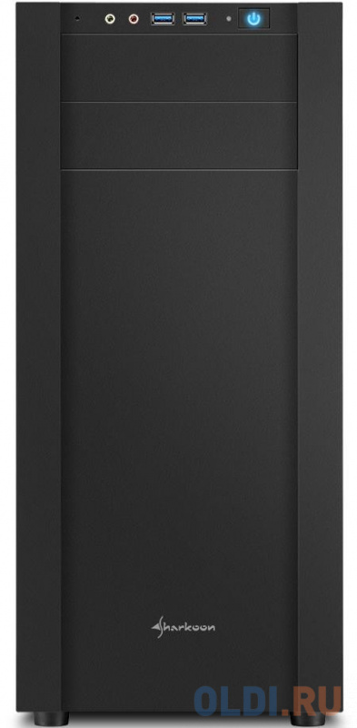

Корпус ATX Sharkoon S25-V Без БП чёрный, Черный