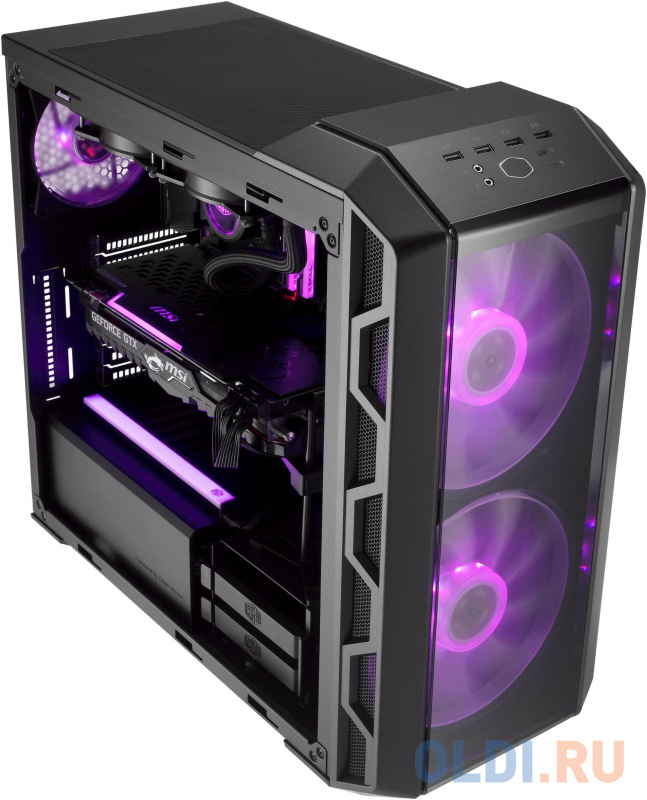 Корпус ATX Cooler Master HAF 500P Без БП чёрный Корпус ATX Cooler Master HAF 500P Без БП чёрный фото