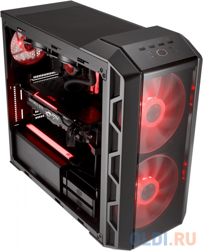 Корпус ATX Cooler Master HAF 500P Без БП чёрный Корпус ATX Cooler Master HAF 500P Без БП чёрный фото