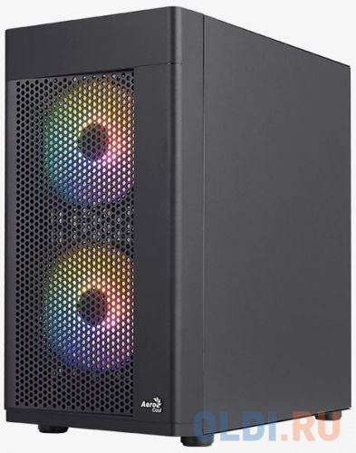Корпус microATX Aerocool HEXFORM-G-BK-v2 Без БП чёрный фото