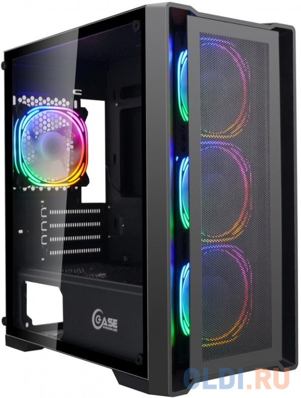 

Корпус microATX Powercase Alisio Micro X4B Без БП чёрный, Черный