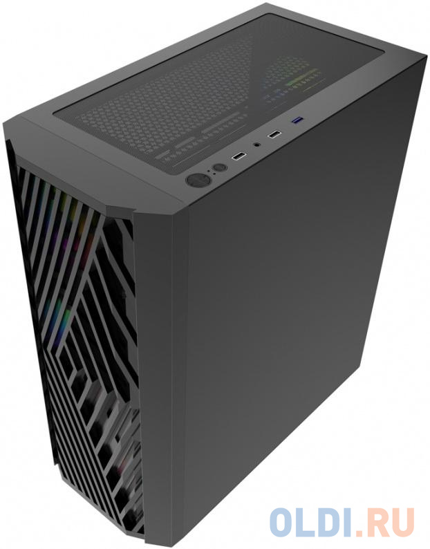 Корпус ATX Powercase Mistral P4B Без БП чёрный фото