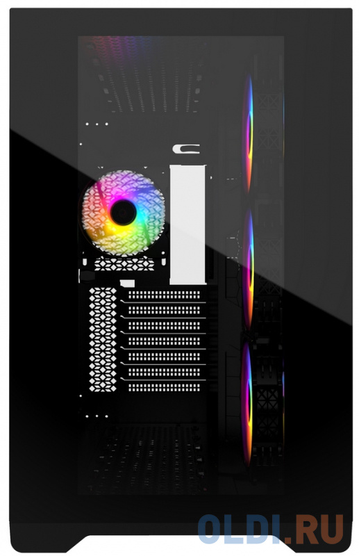 Корпус ATX Powercase Vision Без БП чёрный фото