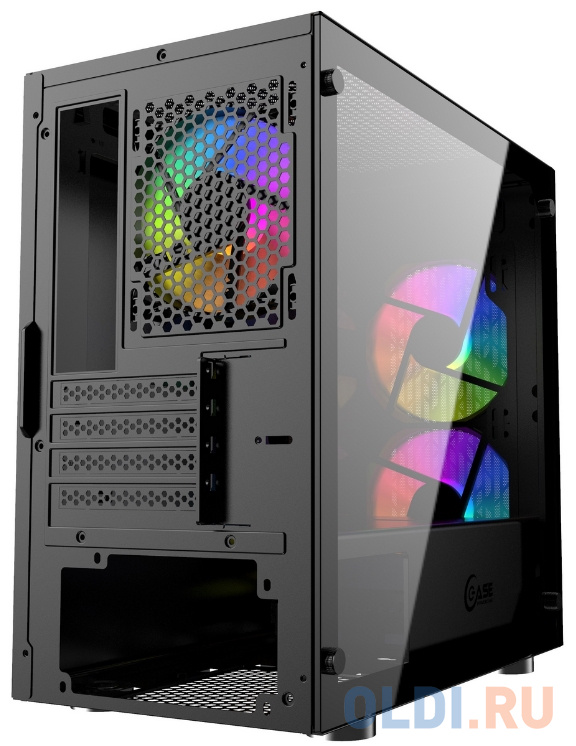 Корпус microATX 1stPlayer INFINITE SPACE IS3 Без БП чёрный фото