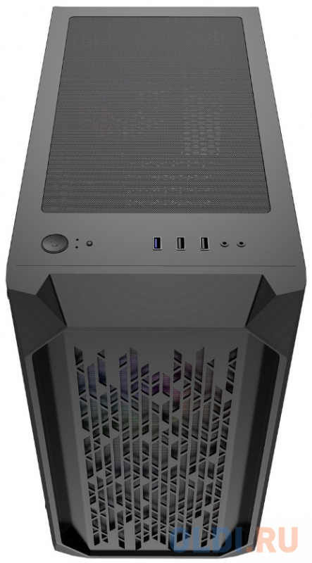 Корпус microATX 1stPlayer INFINITE SPACE IS3 Без БП чёрный фото