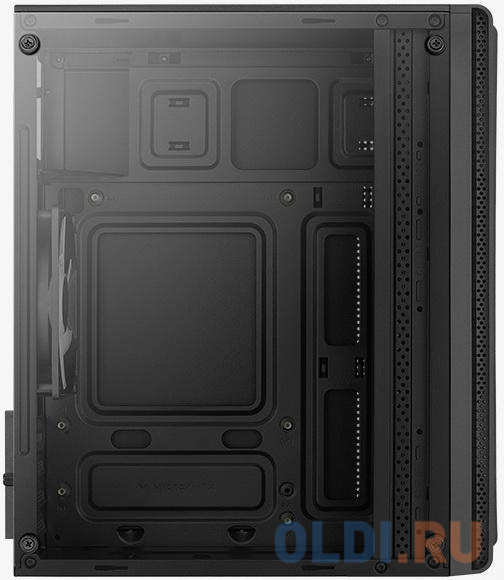 Корпус microATX Aerocool EVO Mini-G-BK-v1 Без БП чёрный фото
