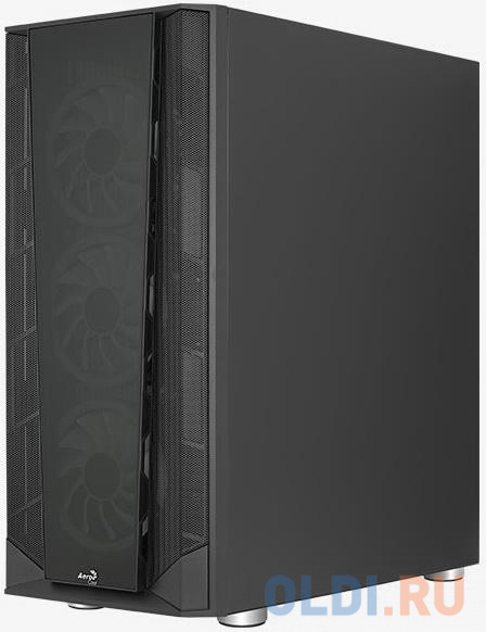 Корпус ATX Aerocool PRISM-G-BK-v2 Без БП чёрный фото