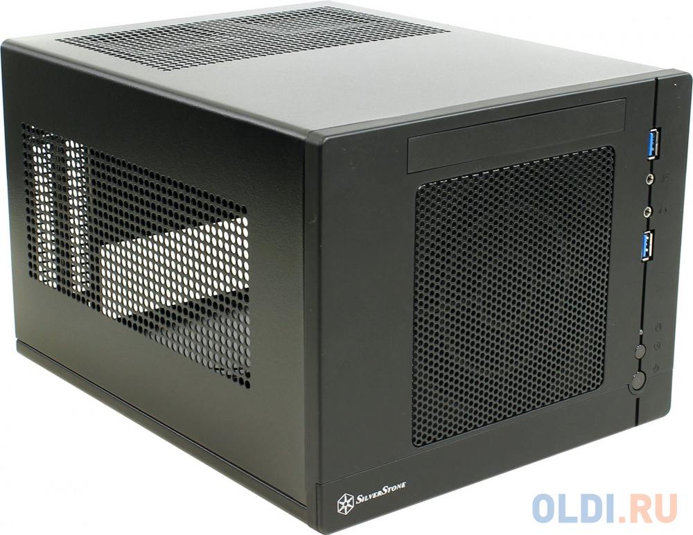 Корпус mini-ITX SilverStone Sugo SST-SG05BB-Lite Без БП чёрный корпус mini itx silverstone sst sg15b без бп чёрный