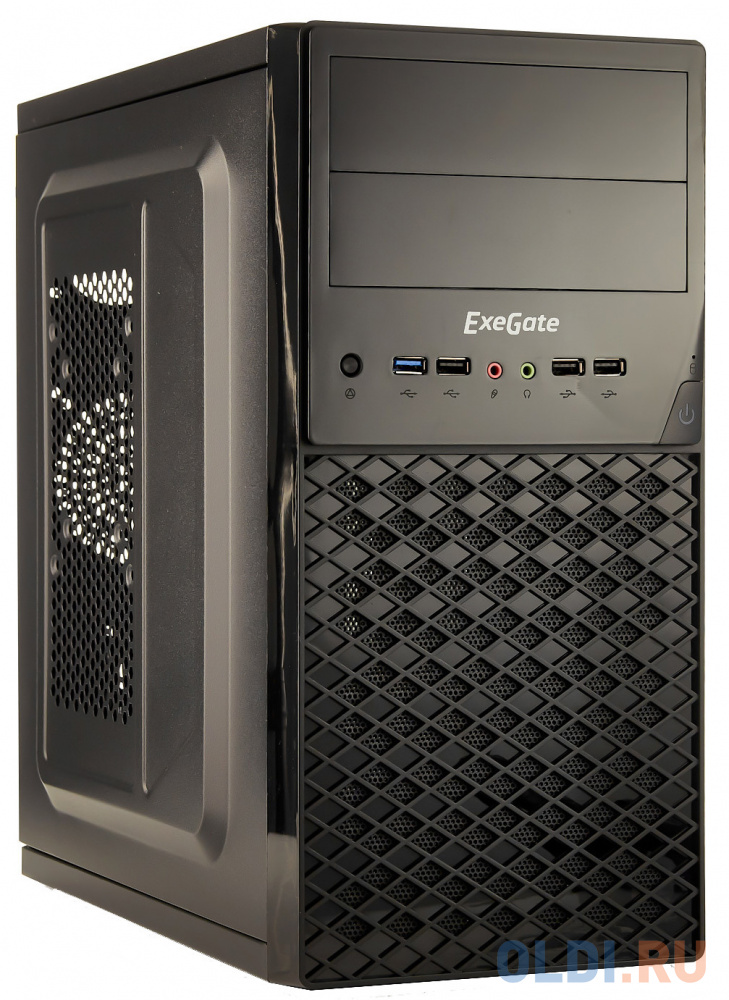 Корпус microATX Exegate QA-413U 500 Вт чёрный EX278428RUS