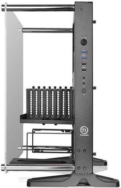 Корпус ATX Thermaltake Case Tt Core P3 TG Без БП чёрный Корпус ATX Thermaltake Case Tt Core P3 TG Без БП чёрный фото
