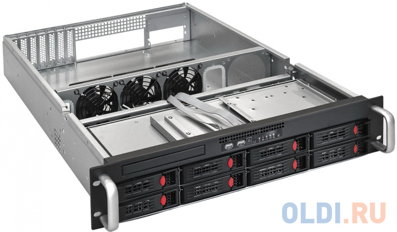 Серверный корпус 2U Exegate Pro 2U550-HS08 700 Вт чёрный фото