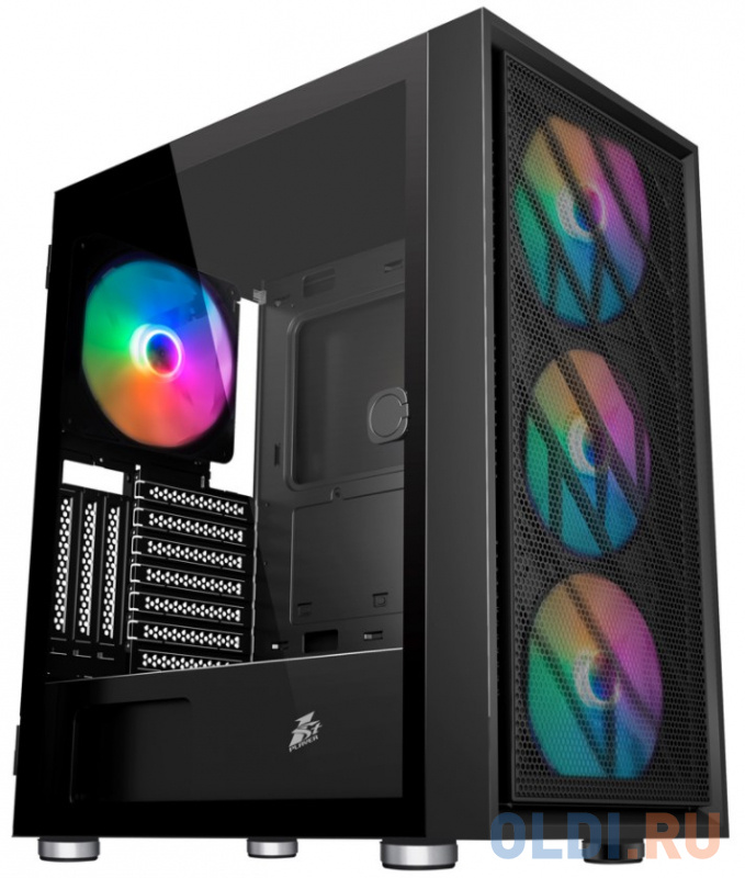 Корпус ATX 1stPlayer AR-7 Без БП чёрный фото