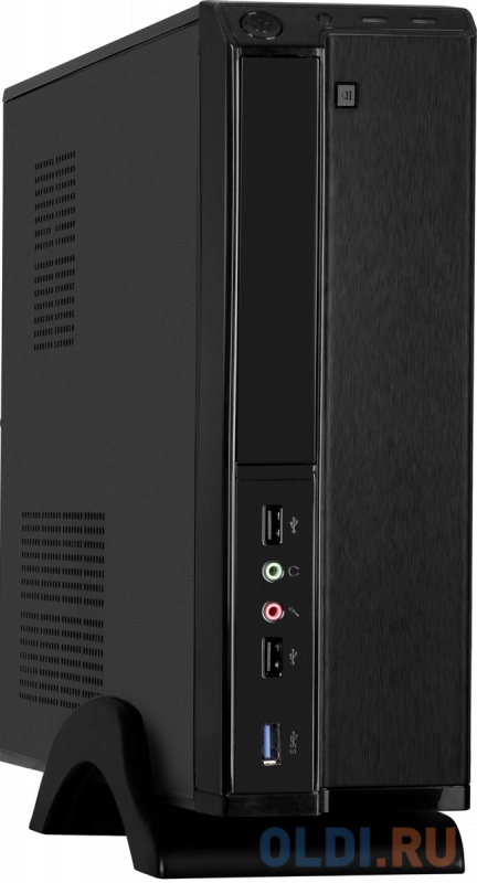 Корпус microATX Exegate MI-207U Без БП чёрный корпус microatx exegate mi 207u m350 350 вт чёрный