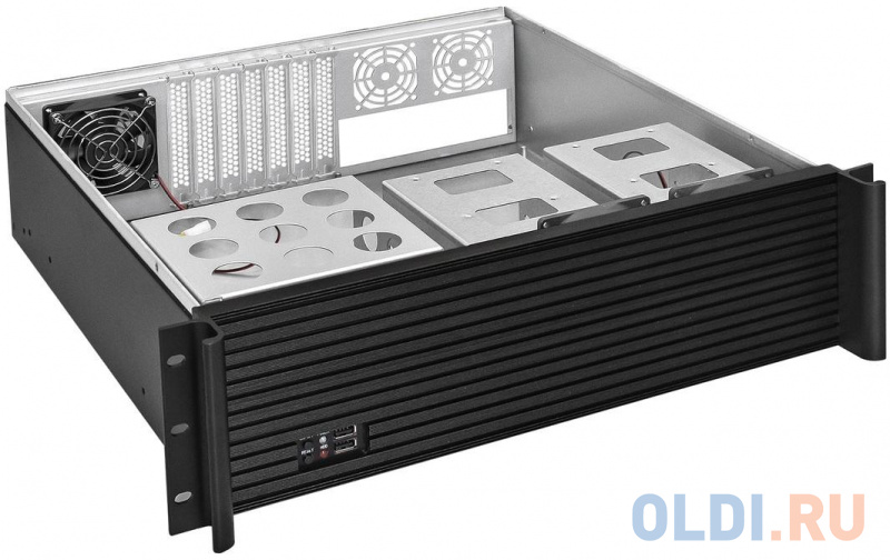Серверный корпус ExeGate Pro 3U450-08 <RM 19", высота 3U, глубина 450, без БП, USB> фото