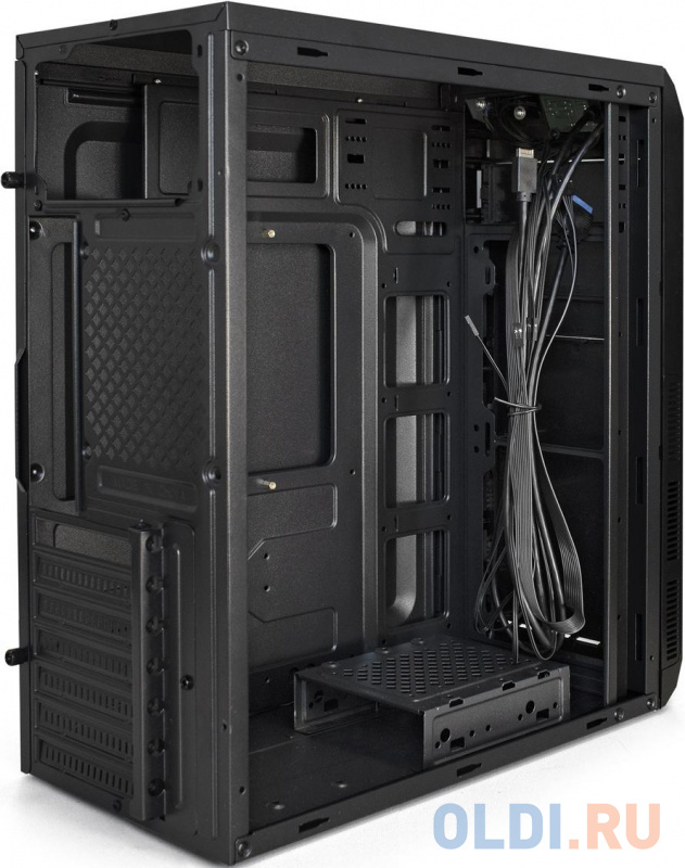 Корпус Miditower ExeGate XP-334UC (ATX, без БП, 1*USB+1*USB3.0+1*TypeC, аудио, черный) фото