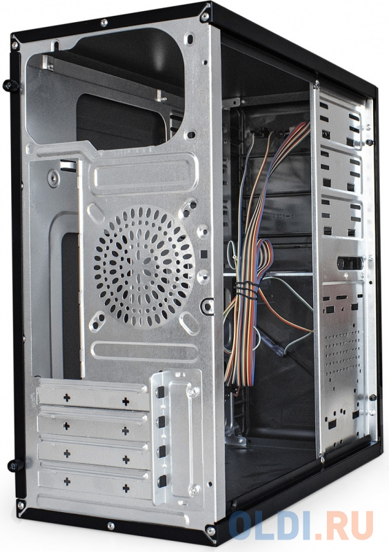 Корпус Minitower ExeGate BA-201 (mATX, без БП, 2*USB, аудио, черный) фото