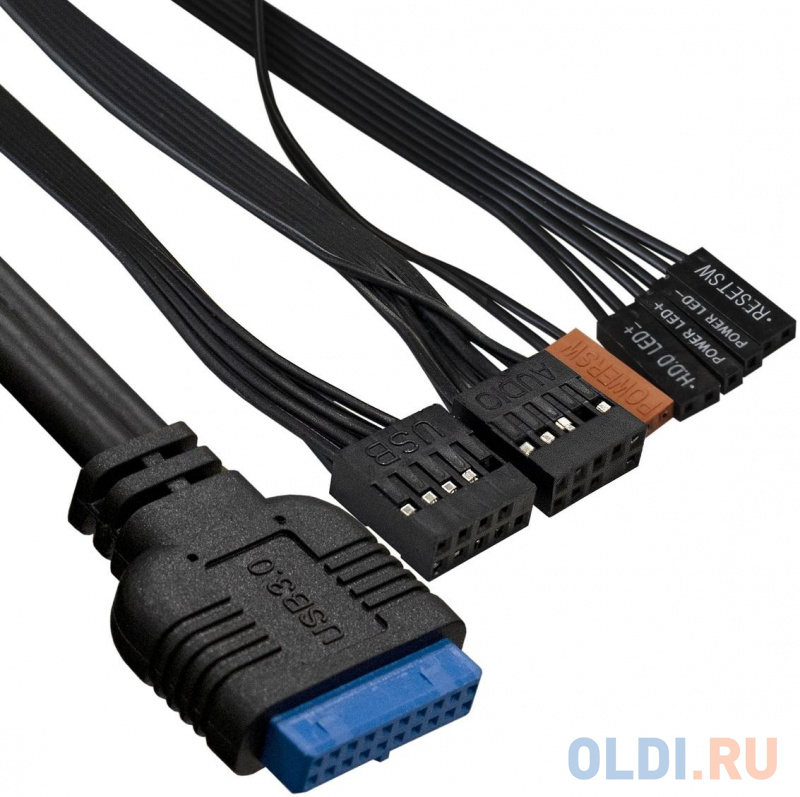 Корпус Minitower ExeGate BAA-109U2 (mATX, без БП, 2*USB+2*USB3.0, аудио, черный) фото