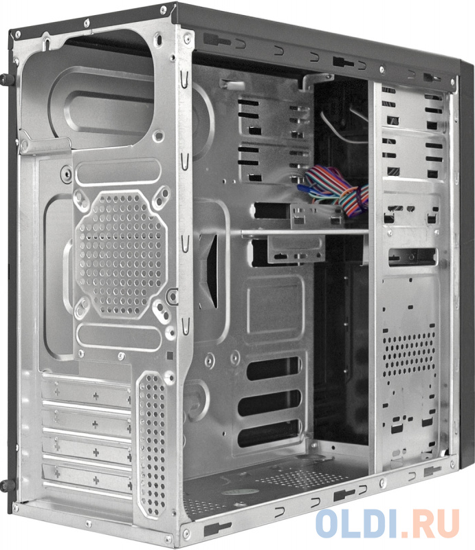 Корпус Minitower ExeGate MA-373X (mATX, без БП, 2*USB, аудио, черный) фото