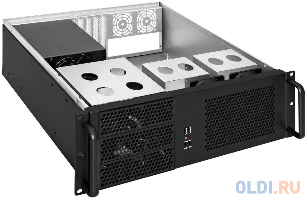 Серверный корпус 3U Exegate Pro 3U390-08 500 Вт чёрный EX264946RUS фото