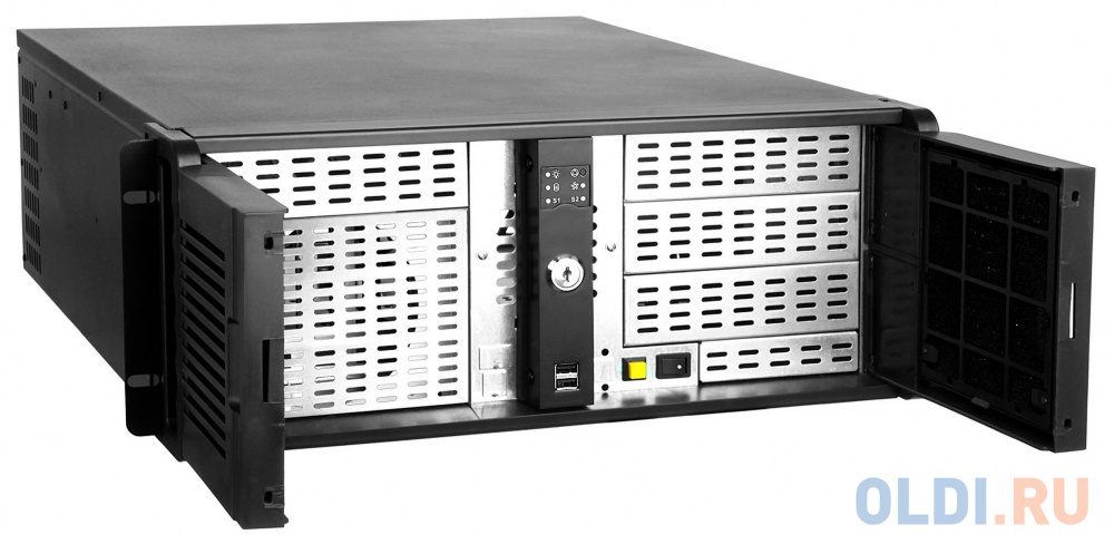 Серверный корпус 4U Exegate Pro 4U4132 800 Вт чёрный фото